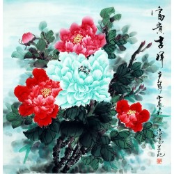 Chinese Peony Painting - CNAG007865
