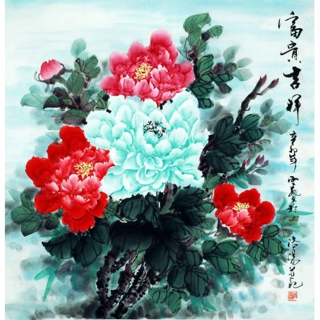 Chinese Peony Painting - CNAG007865