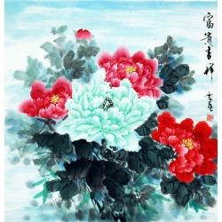 Chinese Peony Painting - CNAG007867