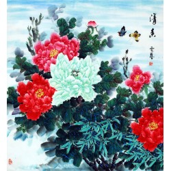 Chinese Peony Painting - CNAG007870