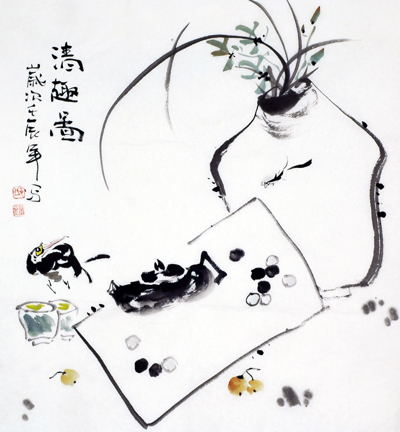 Chinese Flowers&Trees Painting - CNAG007891