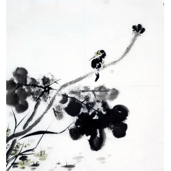 Chinese Lotus Painting - CNAG007895