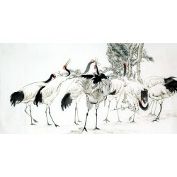 Chinese Crane Painting - CNAG007896