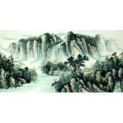 Chinese Landscape Painting - CNAG007897