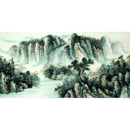 Chinese Landscape Painting - CNAG007897