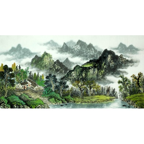 Chinese Landscape Painting - CNAG007900