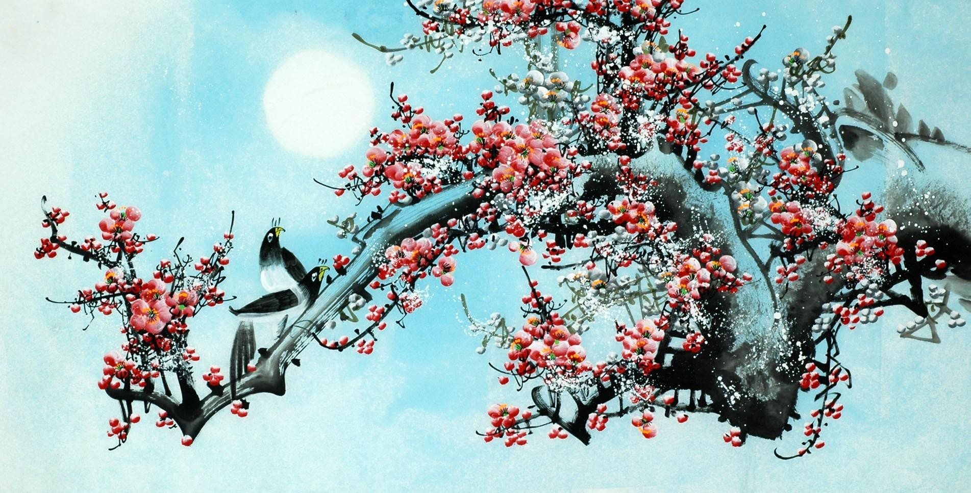 Chinese Plum Painting - CNAG007902