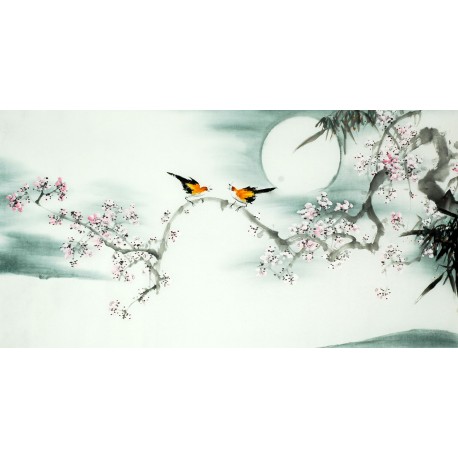Chinese Lotus Painting - CNAG007906