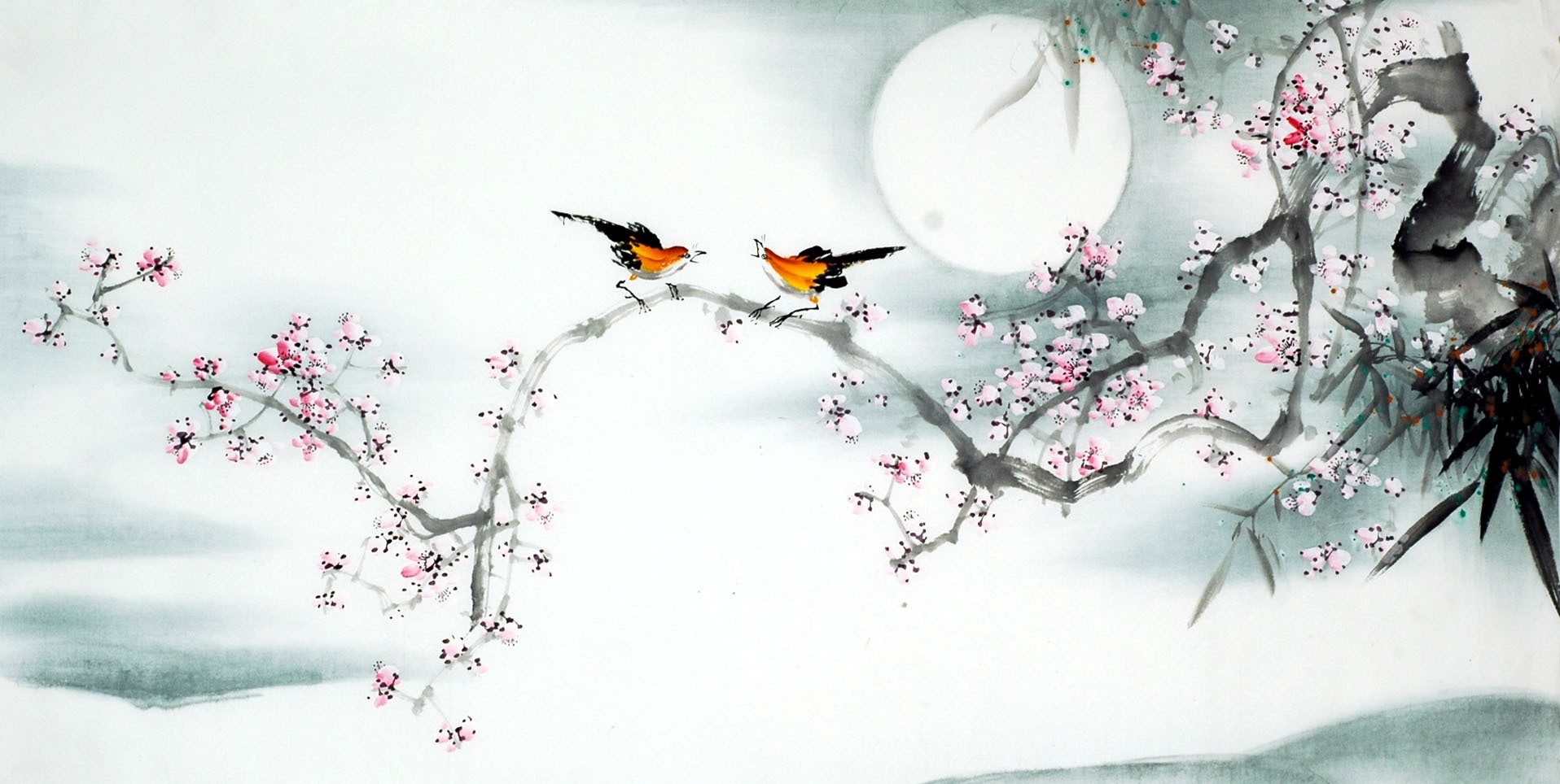 Chinese Lotus Painting - CNAG007907