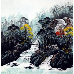 Chinese Landscape Painting - CNAG007909