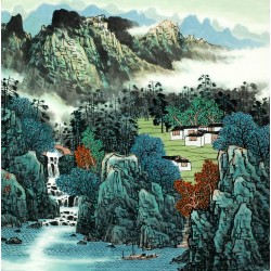 Chinese Landscape Painting - CNAG007920
