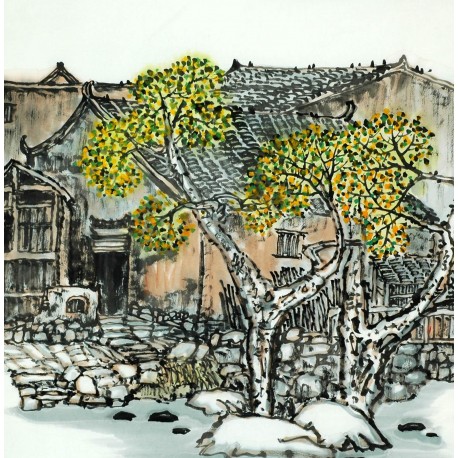 Chinese Landscape Painting - CNAG007933