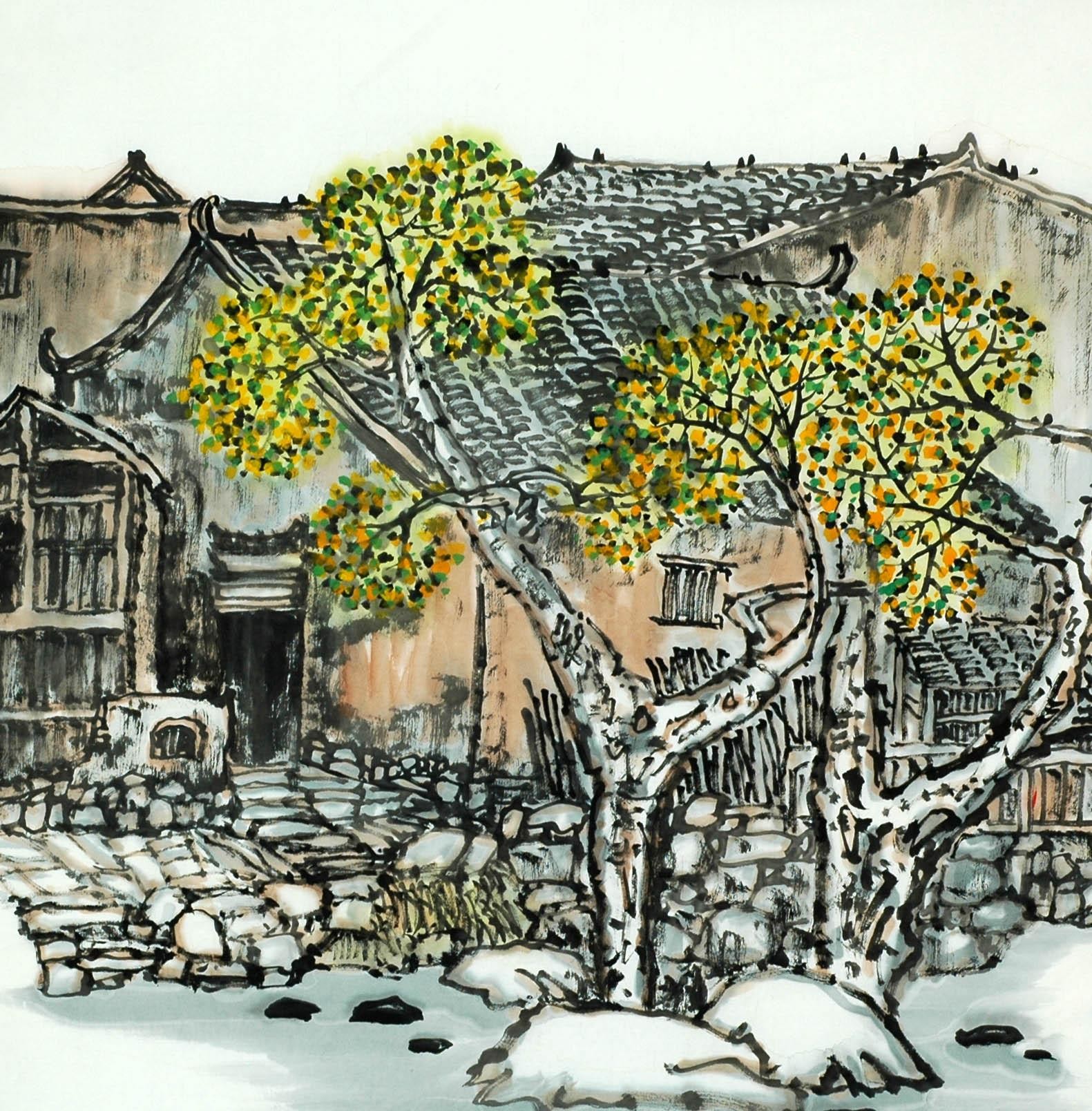 Chinese Landscape Painting - CNAG007933