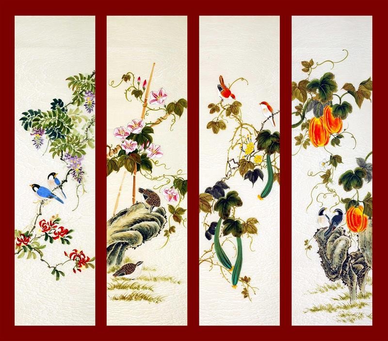 Chinese Flowers&Trees Painting - CNAG007936