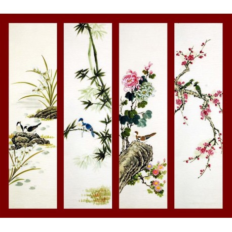 Chinese Flowers&Trees Painting - CNAG007939