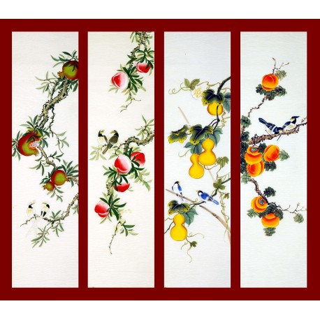 Chinese Flowers&Trees Painting - CNAG007943