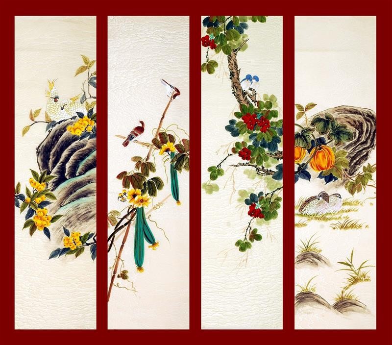 Chinese Flowers&Trees Painting - CNAG007944