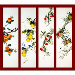 Chinese Flowers&Trees Painting - CNAG007945
