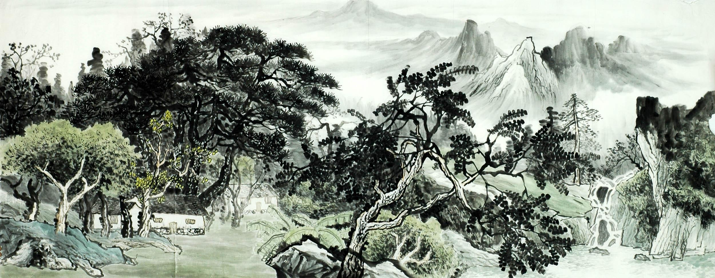 Chinese Landscape Painting - CNAG007952