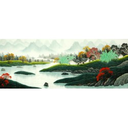 Chinese Landscape Painting - CNAG007953