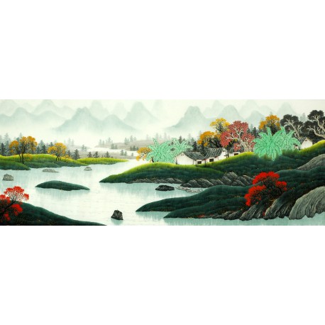 Chinese Landscape Painting - CNAG007953