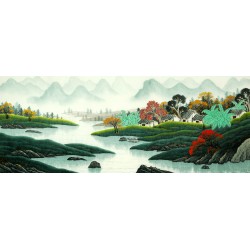 Chinese Landscape Painting - CNAG007954