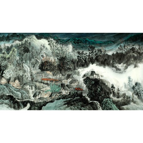 Chinese Landscape Painting - CNAG007955