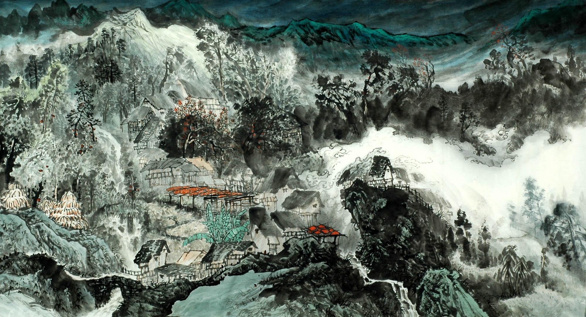 Chinese Landscape Painting - CNAG007955