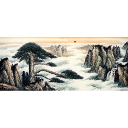 Chinese Pine Painting - CNAG007959