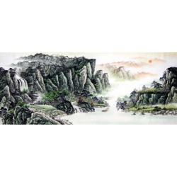 Chinese Landscape Painting - CNAG007960