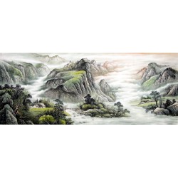 Chinese Landscape Painting - CNAG007961