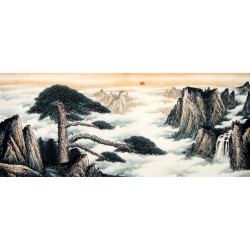 Chinese Pine Painting - CNAG007962