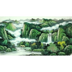 Chinese Landscape Painting - CNAG007966