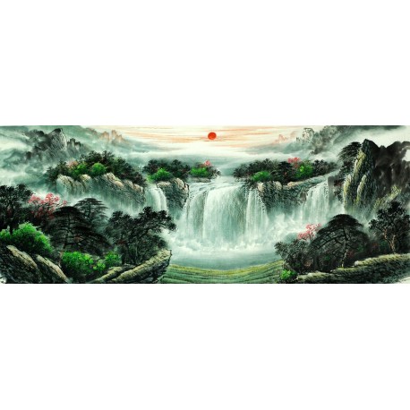 Chinese Landscape Painting - CNAG007967