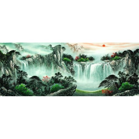 Chinese Landscape Painting - CNAG007968