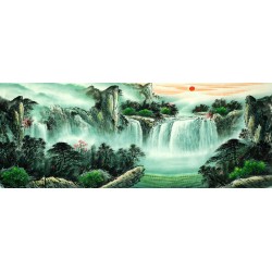 Chinese Landscape Painting - CNAG007969