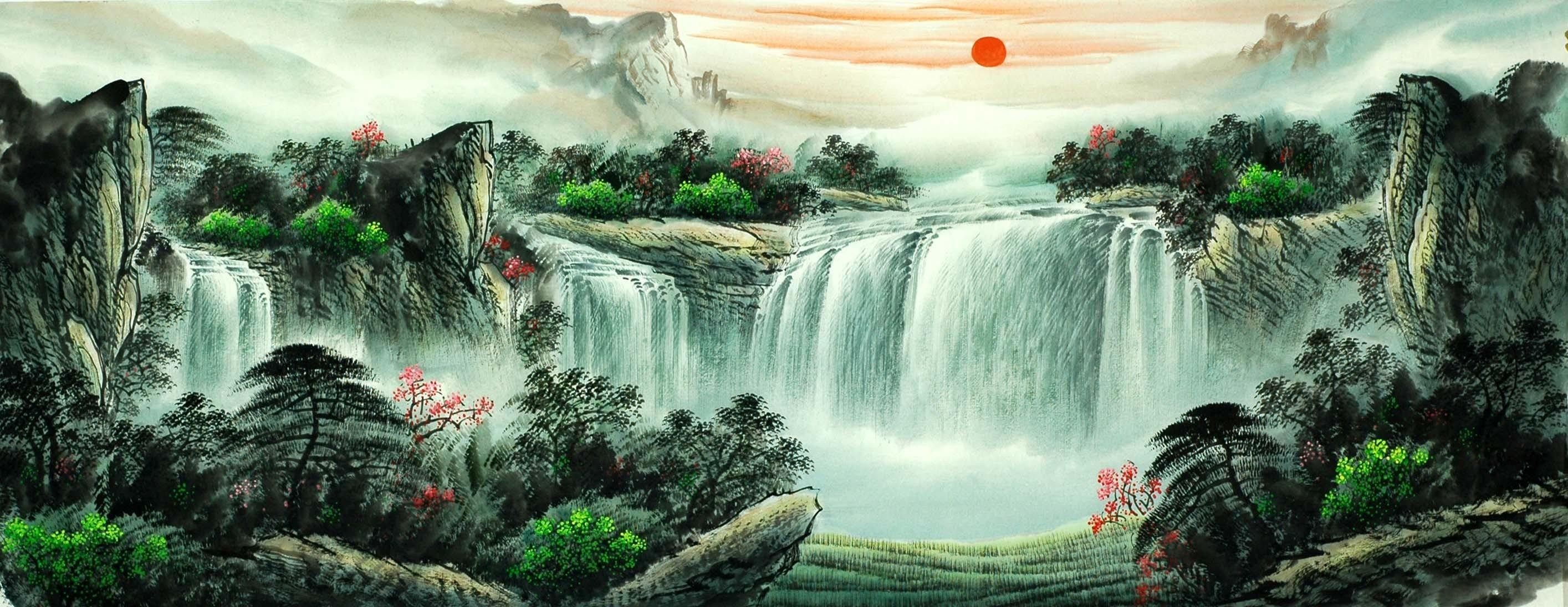 Chinese Landscape Painting - CNAG007970