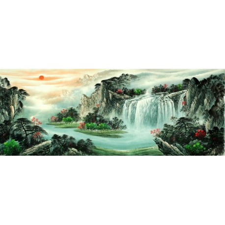 Chinese Landscape Painting - CNAG007971