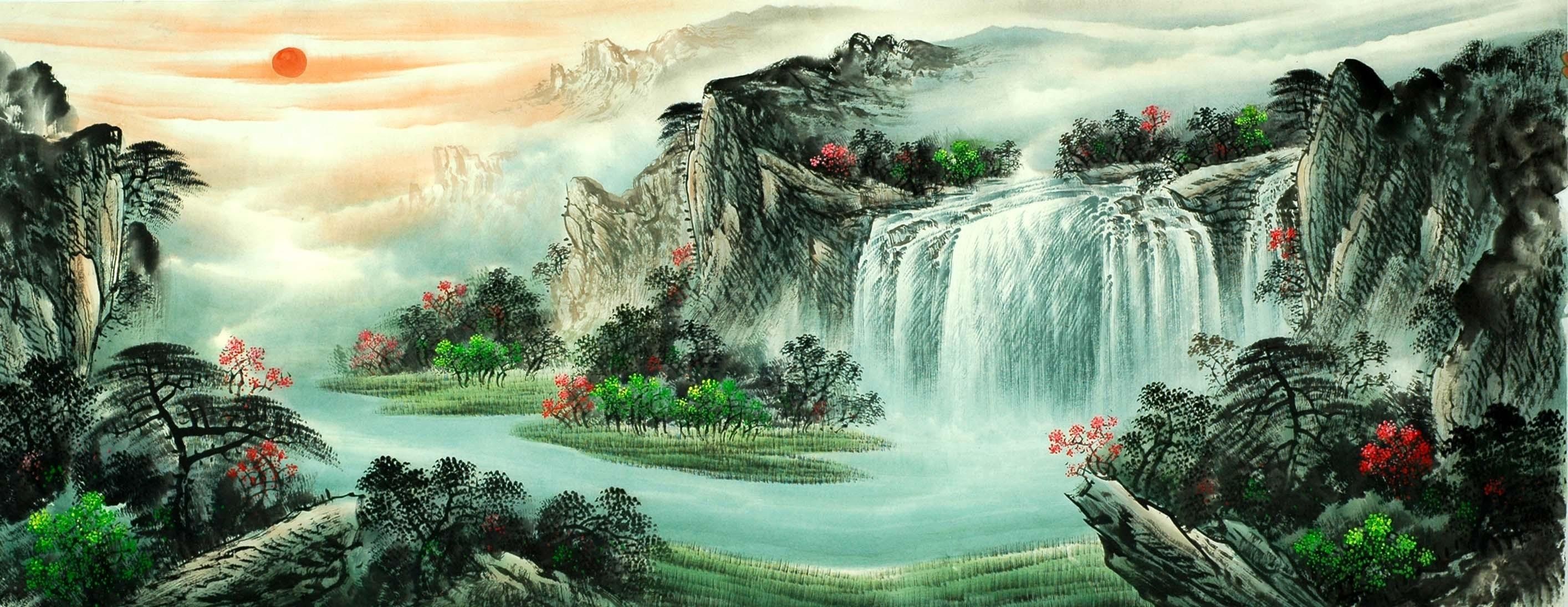 Chinese Landscape Painting - CNAG007971