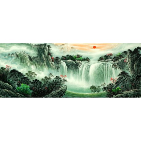 Chinese Landscape Painting - CNAG007972