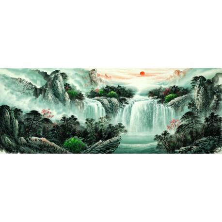 Chinese Landscape Painting - CNAG007974