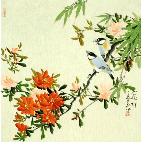 Chinese Flowers&Trees Painting - CNAG007984