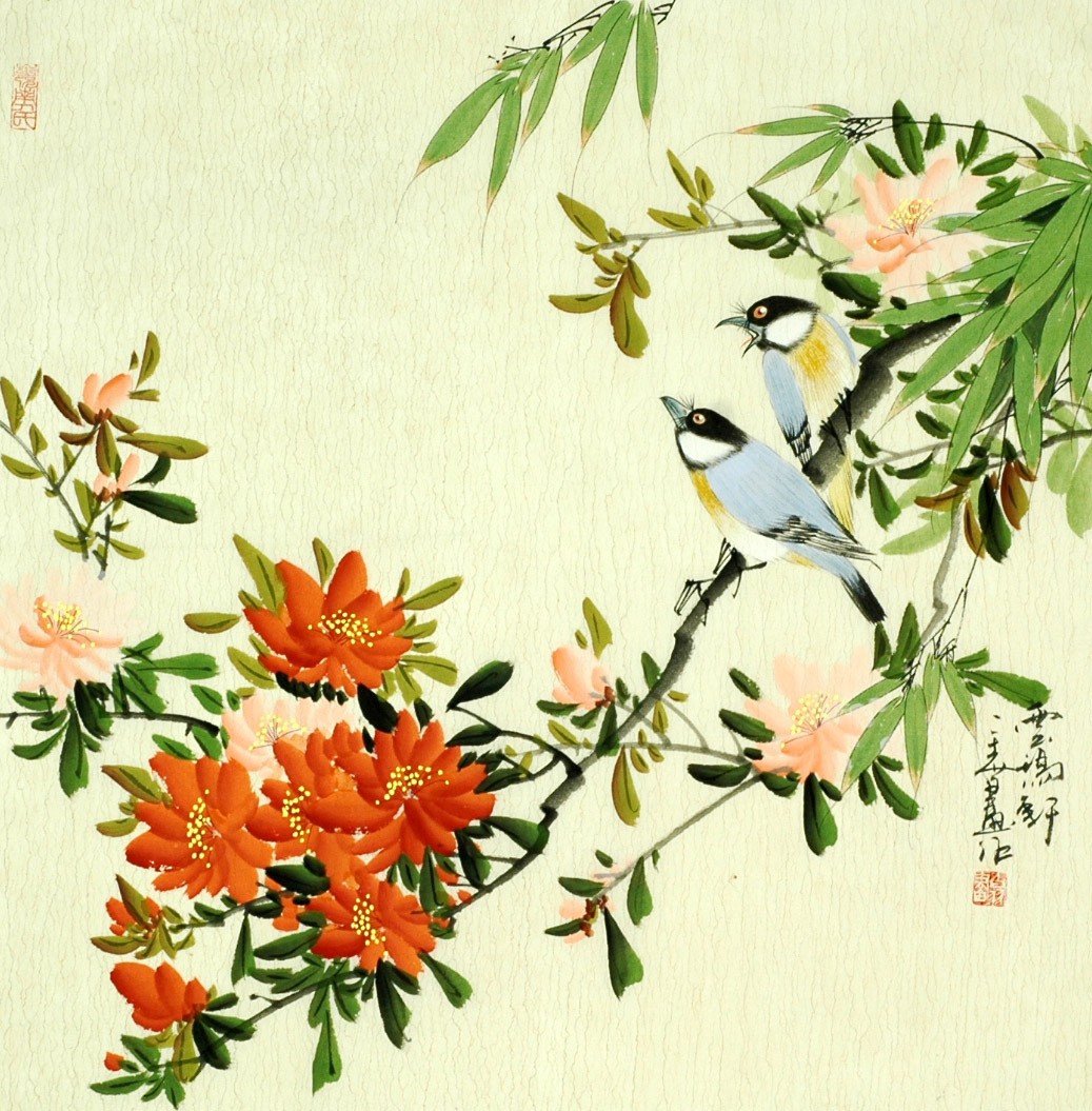 Chinese Flowers&Trees Painting - CNAG007984