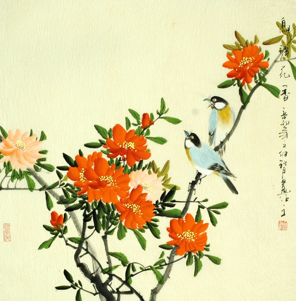 Chinese Flowers&Trees Painting - CNAG007985