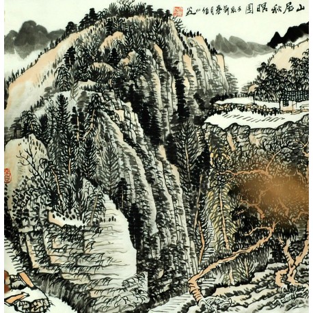 Chinese Landscape Painting - CNAG008023
