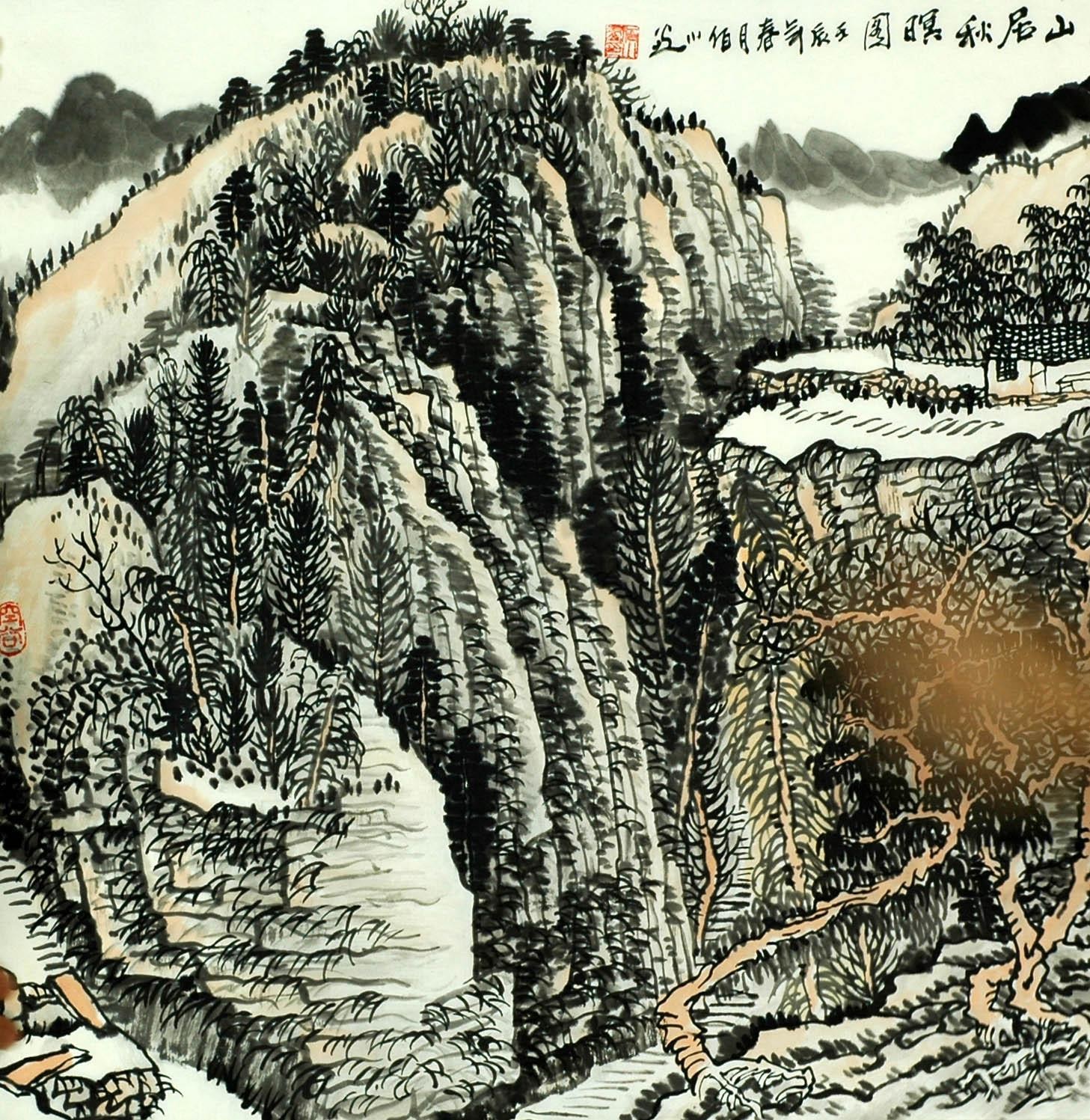 Chinese Landscape Painting - CNAG008023