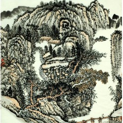 Chinese Landscape Painting - CNAG008025