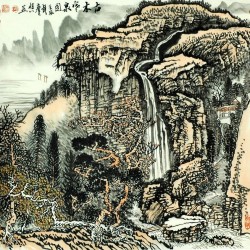 Chinese Landscape Painting - CNAG008027