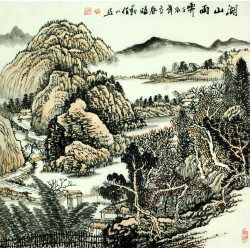 Chinese Landscape Painting - CNAG008028