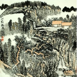 Chinese Landscape Painting - CNAG008029